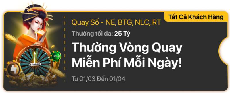 100% tiền gửi lần đầu + 20 vòng quay miễn phí