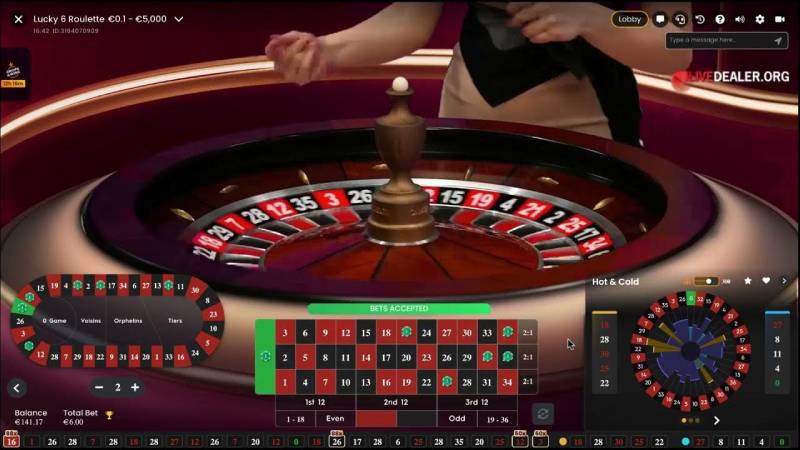 Cách áp dụng chiến thuật "số 6 may mắn" trong Roulette