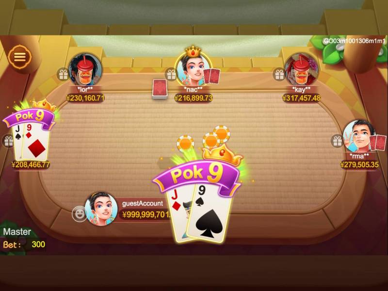 Cách chơi Pok Deng tại bàn cược