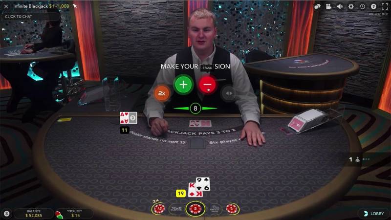 Luật chơi cơ bản của Infinity Blackjack