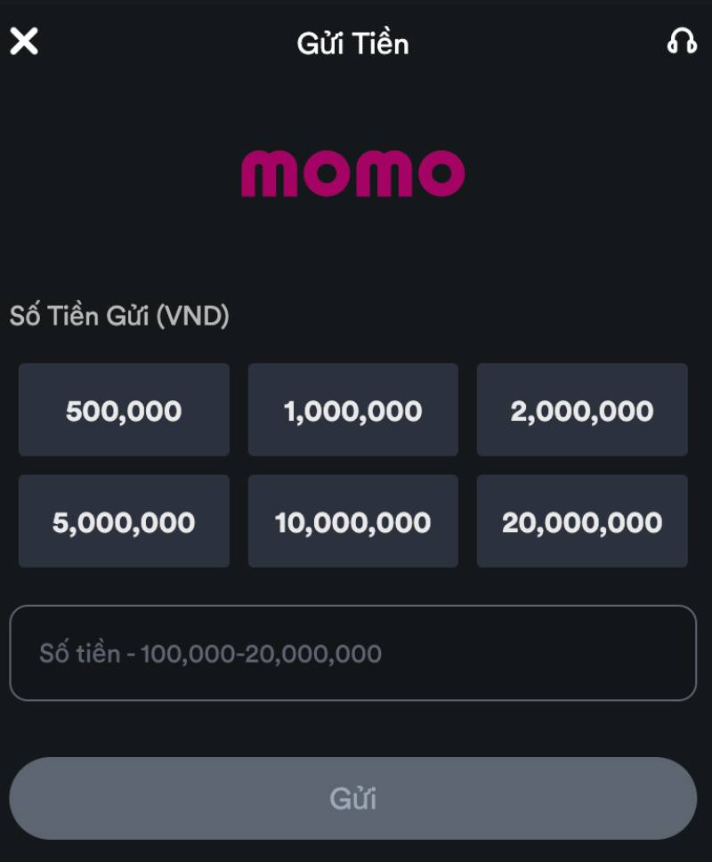 Nạp tiền bằng ví MoMo – Nhanh như điện