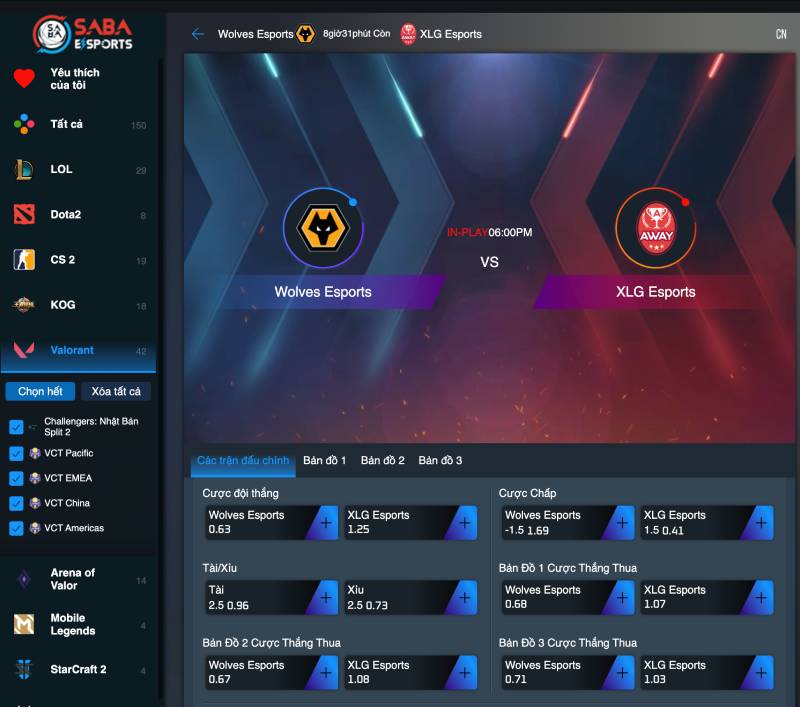 Những mẹo ăn chắc mặc bền khi cá cược Valorant