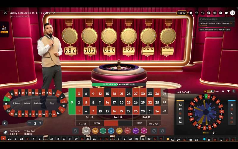 Ưu tiên chọn 6 số phân tán đều trên bánh xe